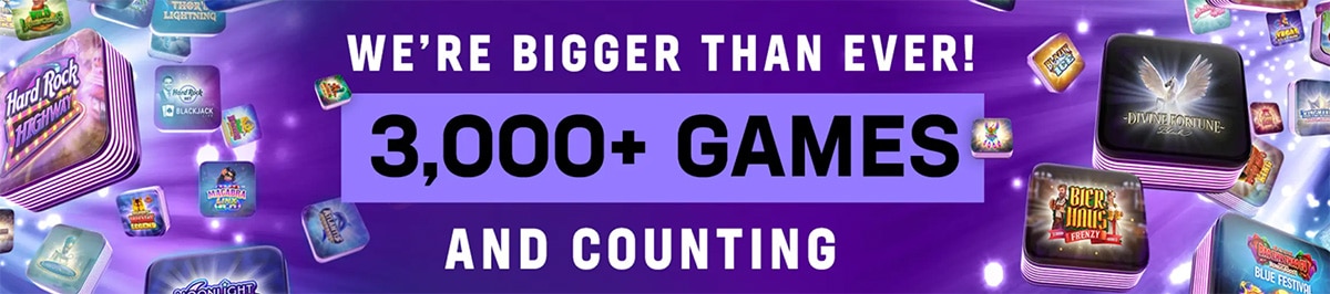 hard rock bet hits 3,000 games