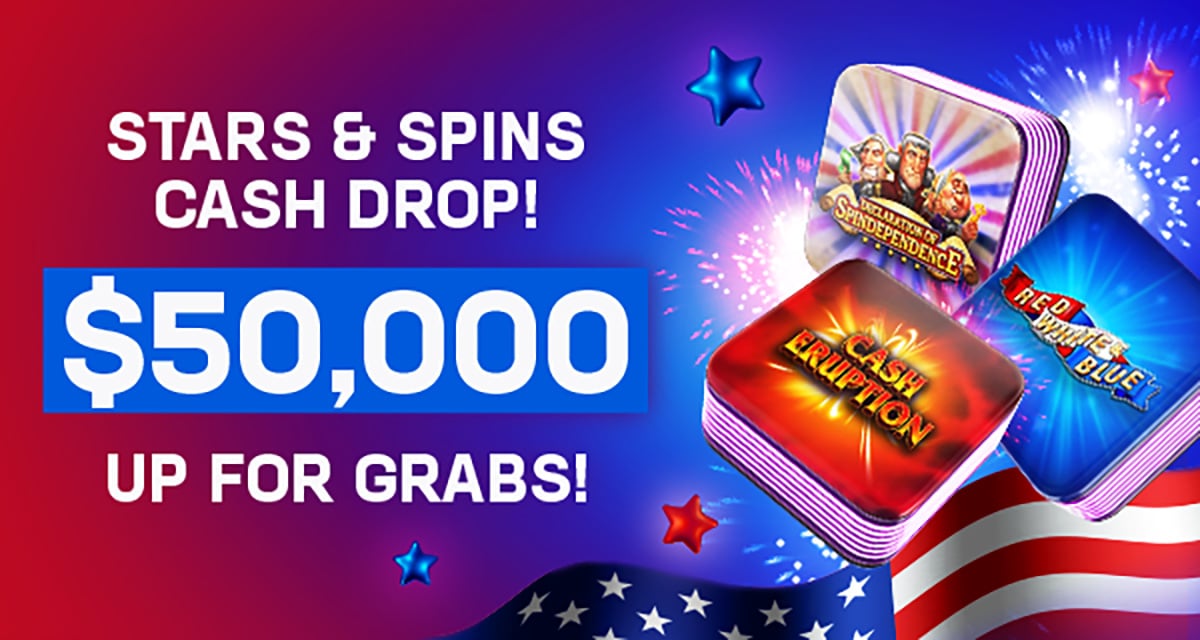 stars spins cash drop
